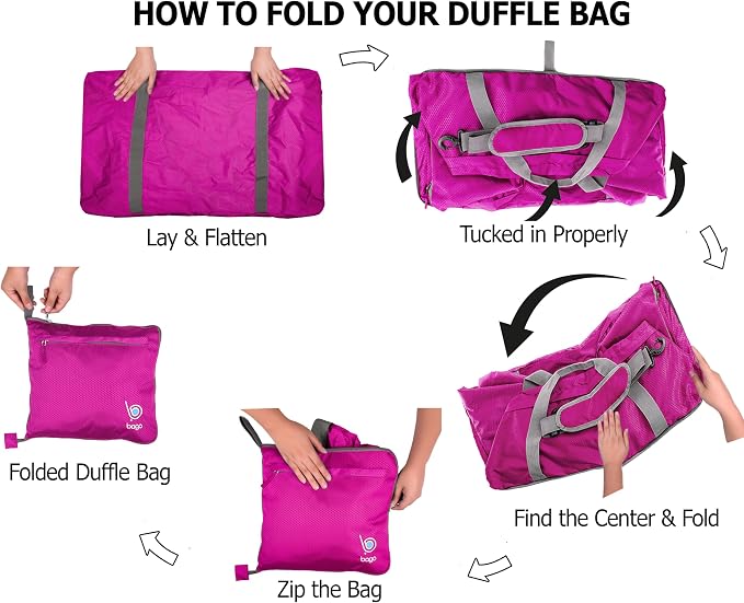 Bago Large Foldable Duffel Bags - Image 8