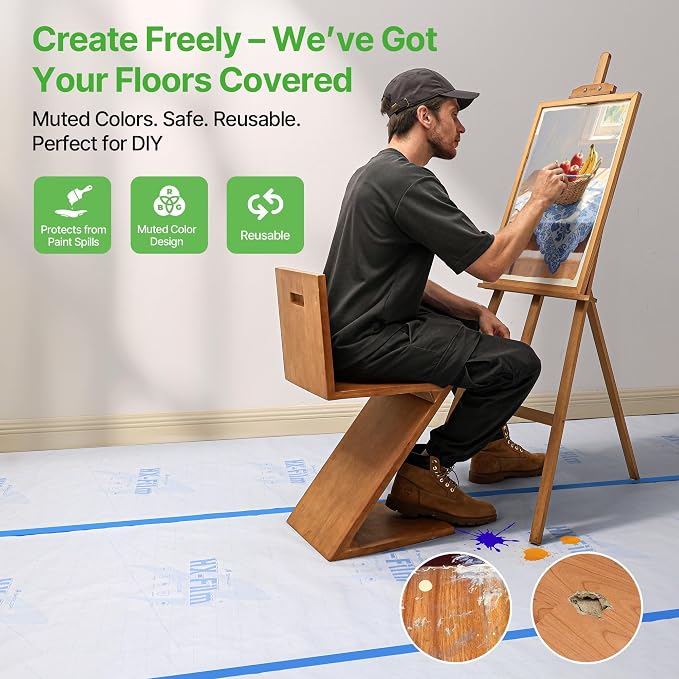 39" x200' Heavy-Duty Floor Protection | Construction Grade Carpet Protector | - Image 7