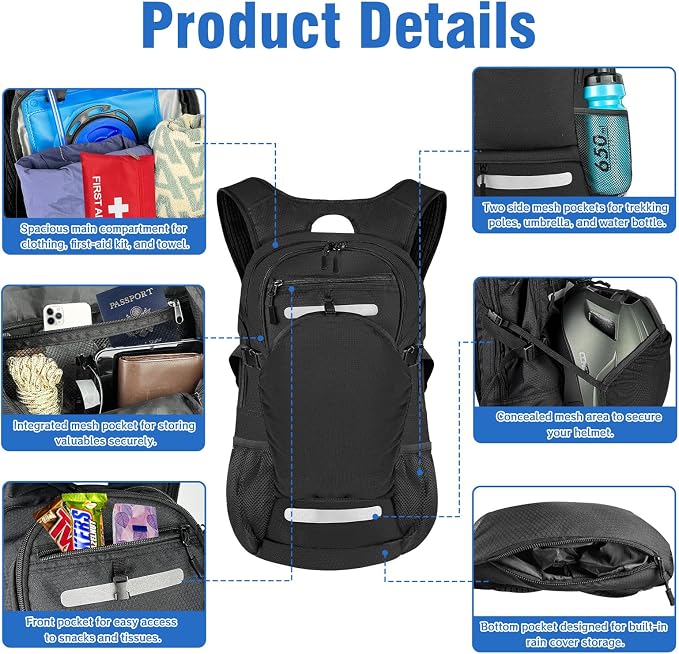Zavothy 18L Multipurpose Hiking Backpack - Image 2