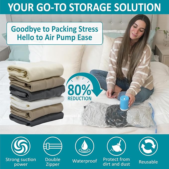 Cozy Essential 26 Pack Vacuum Storage Bags - Image 2