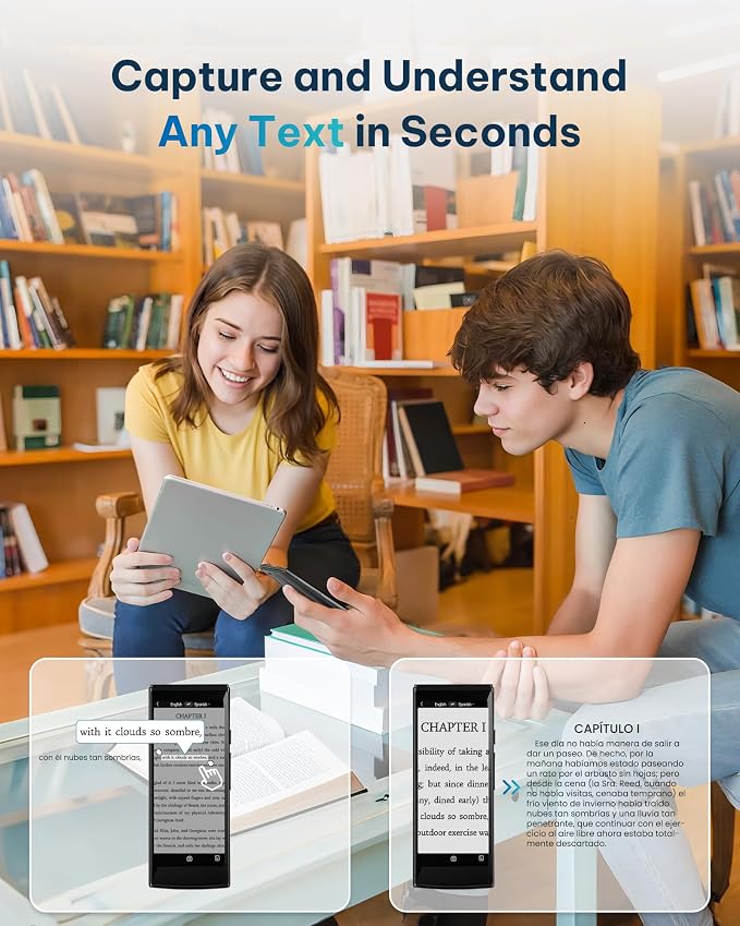 AI Language Translator Device — 60 Languages, Real-Time Split-Screen & Two-Way - Image 4