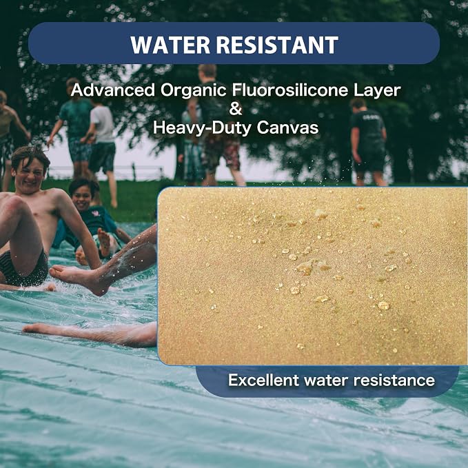 20’x20’ Canvas Tarp Heavy Duty Water Resistant Tarpaulins - Image 2