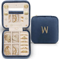 Vlando W Initial Jewelry Box, Women Travel Gifts by VLANDO