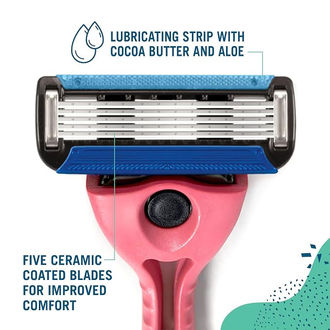 Preserve Shave 5 Five Blade Refillable Razor, Made from Recycled Materials - Image 4