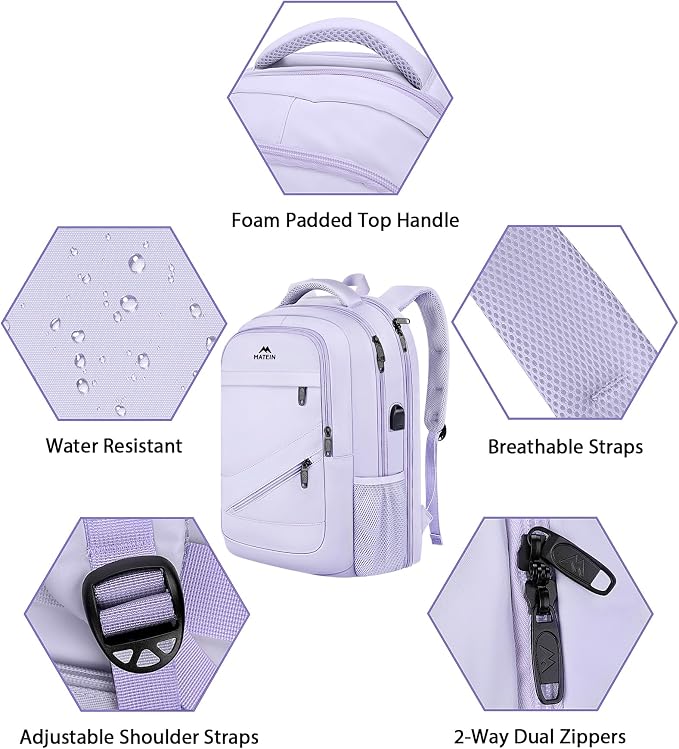 MATEIN Large 17 Inch Laptop Backpack - Image 9