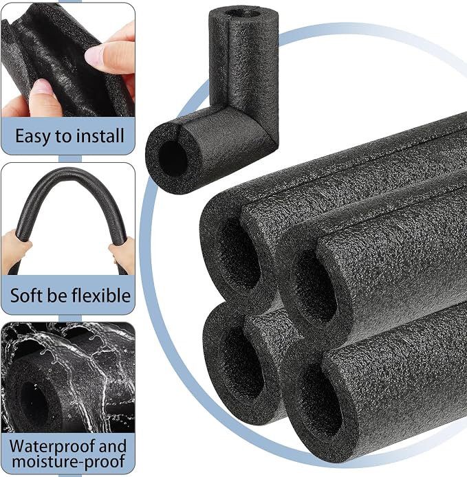 4 Pack Foam Pipe Insulation - Image 3