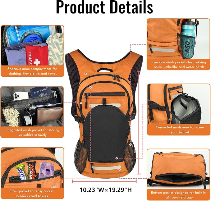 Zavothy 18L Multipurpose Hiking Backpack - Image 5
