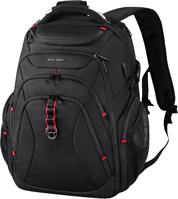 KROSER Travel Laptop Backpack 17.3 Inch XL Computer Backpack by KROSER