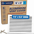 16x12 Aluminum Wall Ceiling Air Return Vent Cover HVAC Rustproof Grille by ACLAMINAIRE