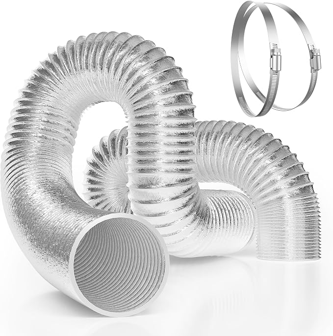 VIVOSUN 8 Inch Flex Aluminum Ducting, 25 Ft Air Duct by Unknown