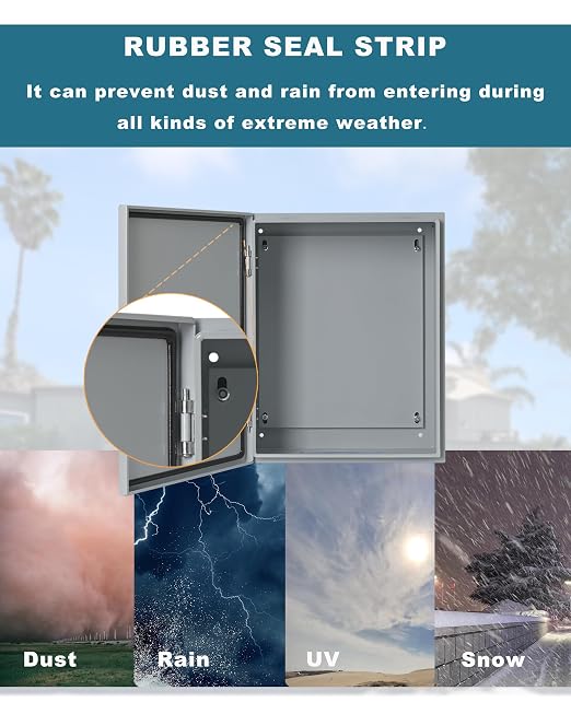 Waterproof Electrical Enclosure 24 x 16 x 10'', Outdoor Electrical Box - Image 5
