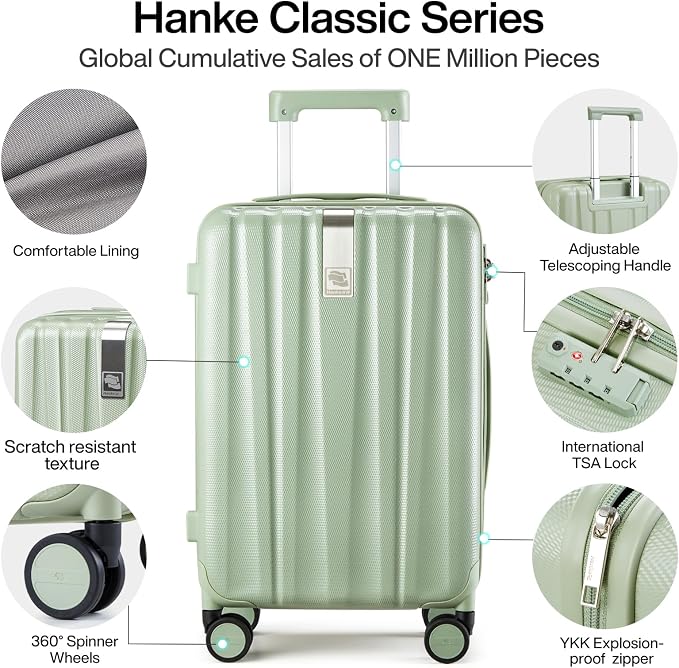 Hanke 24 Inch Luggage Suitcases - Image 4