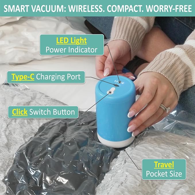 Cozy Essential Travel Vacuum Clothes Bags - Image 5