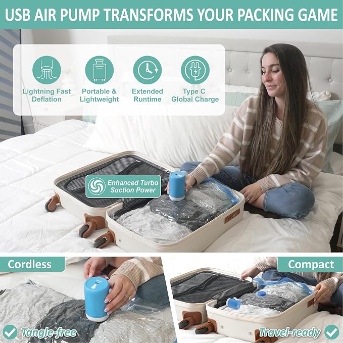 Cozy Essential Travel Vacuum Clothes Bags - Image 3