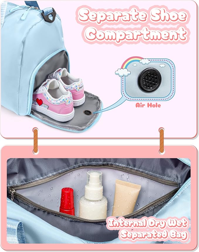 Gift Ideas for Kids Girls-Girl Gym Bag - Image 7