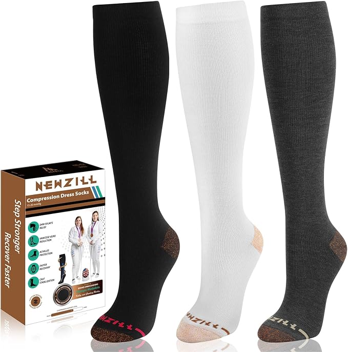NEWZILL Copper Compression Socks by NEWZILL
