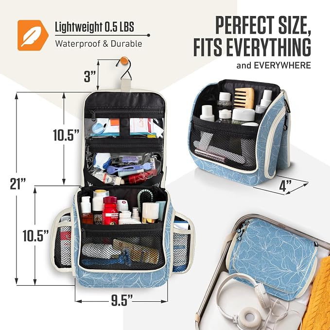 VENTURE 4TH Hanging Travel Toiletry Bag - Image 2