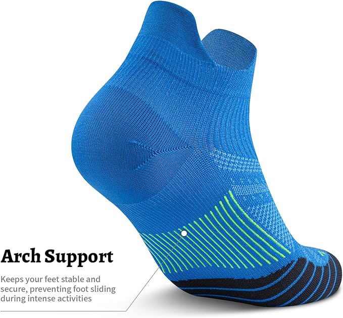 PAPLUS Ankle Compression Sock for Men and Women 2/4/6 Pairs, Low Cut - Image 4
