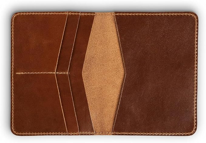 PEGAI Standard Full Grain Crazy Horse Leather Passport Holder | Custom Travel by PEGAI