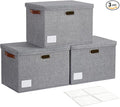 17" Large Collapsible Storage Bins by Roobyl