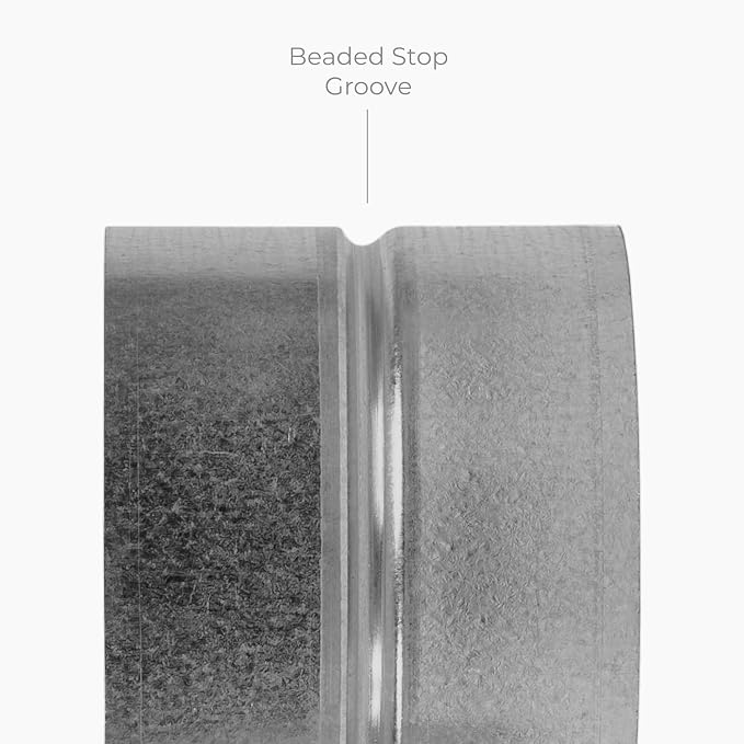 8 Inch Galvanized Metal Duct Connector - Image 6