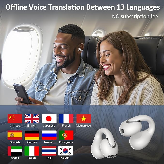Language Translation Earbuds Real Time, IAMJOY Language Translator Earbuds Open - Image 8
