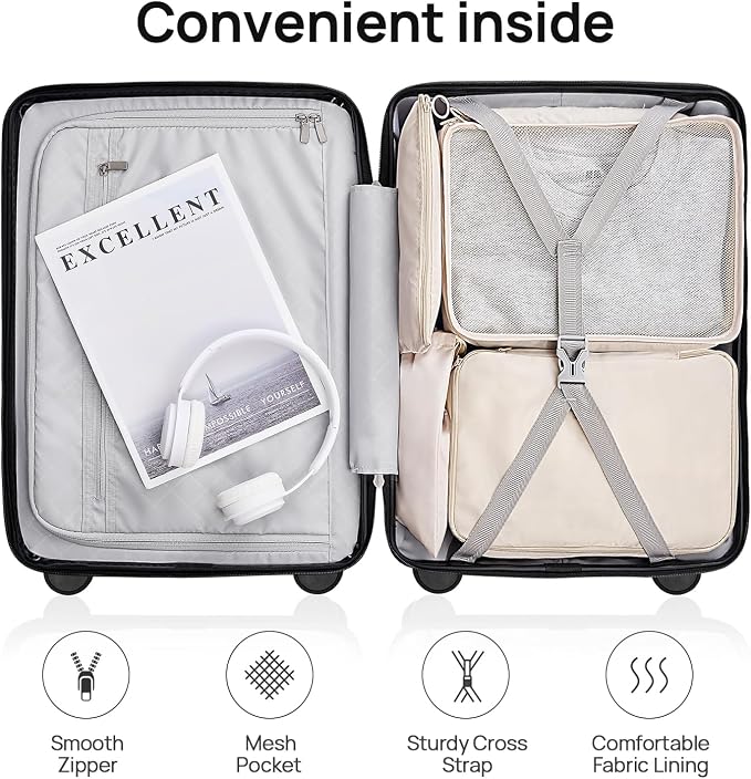 NINETYGO Large Checked Luggage 28 Inch, Checking In Luggage - Image 7