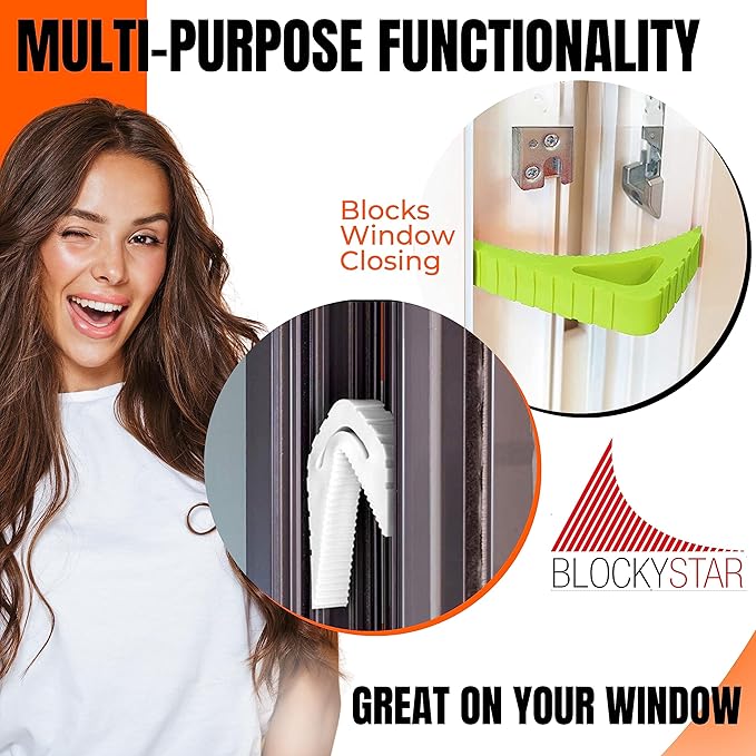 Door Stopper & Window Stopper, Rubber Door Stop Flexible, Door Wedge Stopper - Image 7