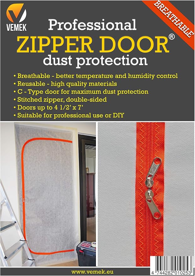 Breathable Professional Zipper Door, Dust Protection Wall, Zip Barrier Dust - Image 6