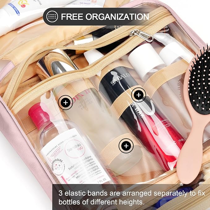 Travel Hanging Toiletry Bag for Women and Men, - Image 4