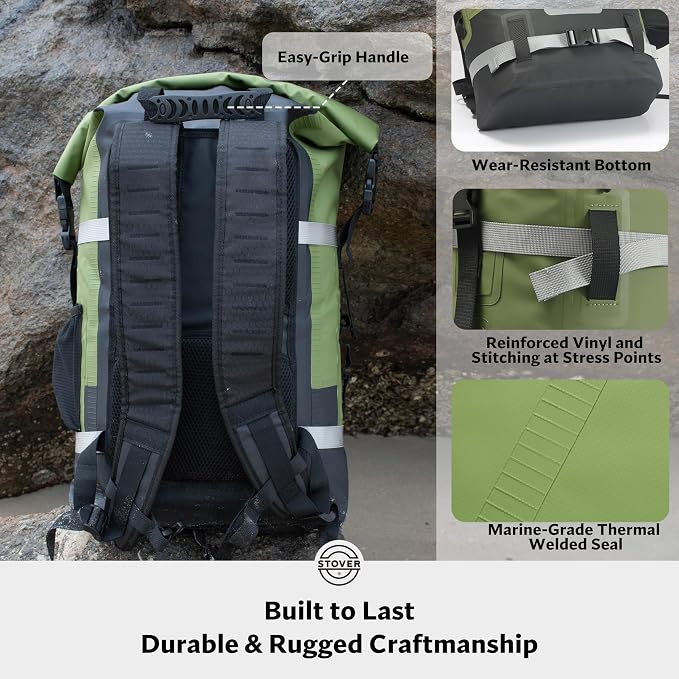 STOVER 5/10/25/30/40/55L Waterproof Backpack- Floating Dry Bag - Image 6