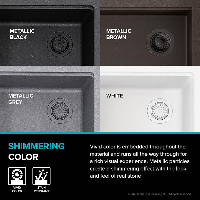 KRAUS Bellucci 30” in. Undermount Workstation Granite Kitchen Sink in White - Image 13