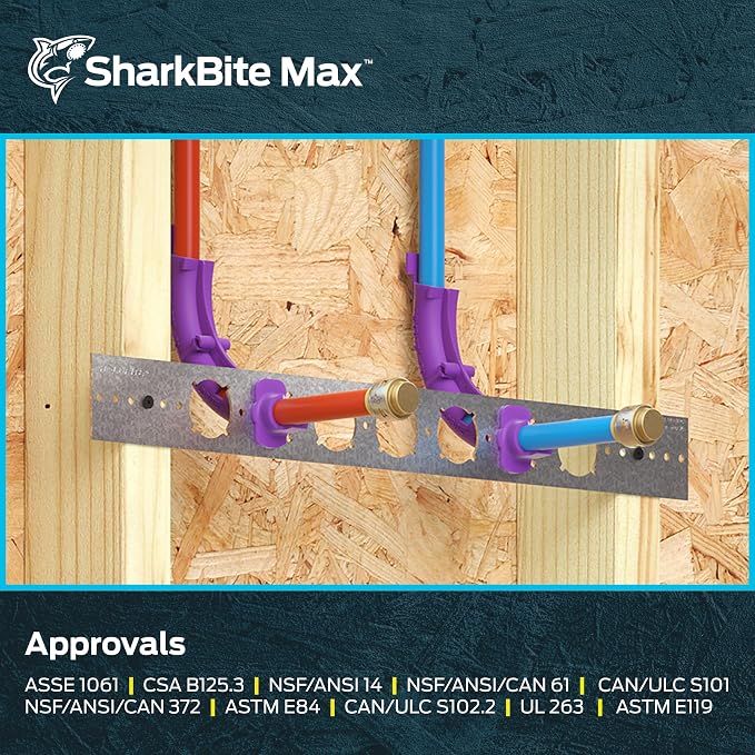 SharkBite Max 3/4 Inch Push Cap, Push to Connect Brass Plumbing Fitting - Image 6