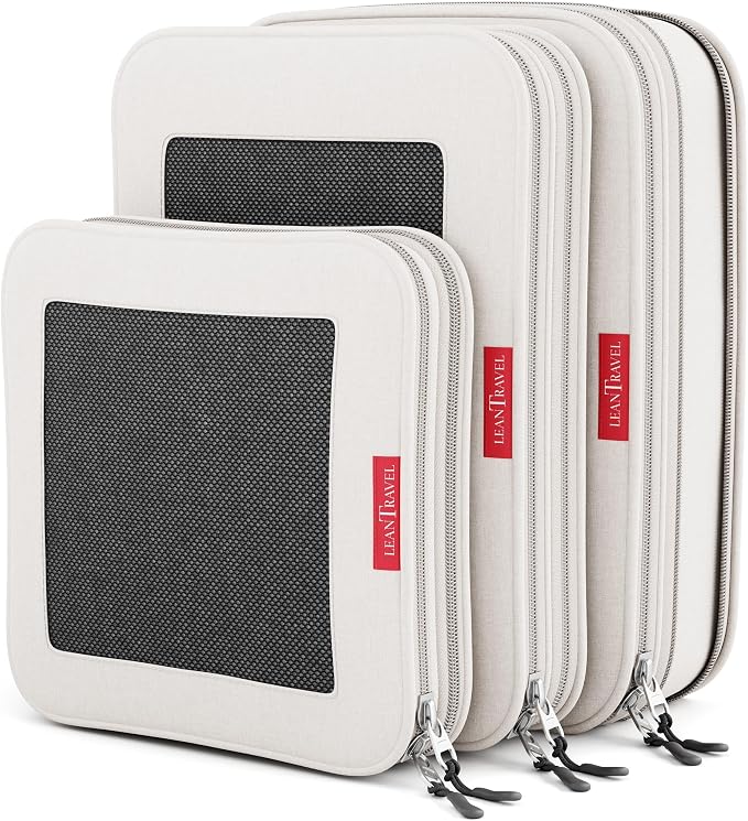 LeanTravel Compression Packing Cubes by LeanTravel