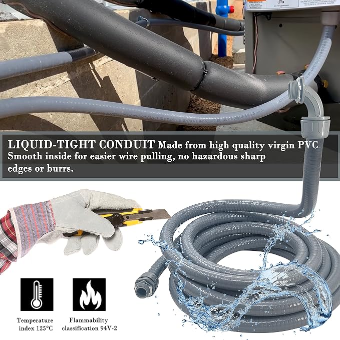 50 Foot Liquid-Tight Conduit Kit - Image 6