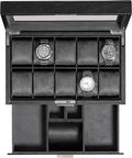 ROTHWELL 10-Slot Watch Box in Leather by RothwellSanFrancisco