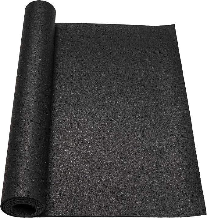 MSI Rubber Utility Mat 60in. x 96in. Black Floor Mat Pack Accent Wall Tile - Image 2