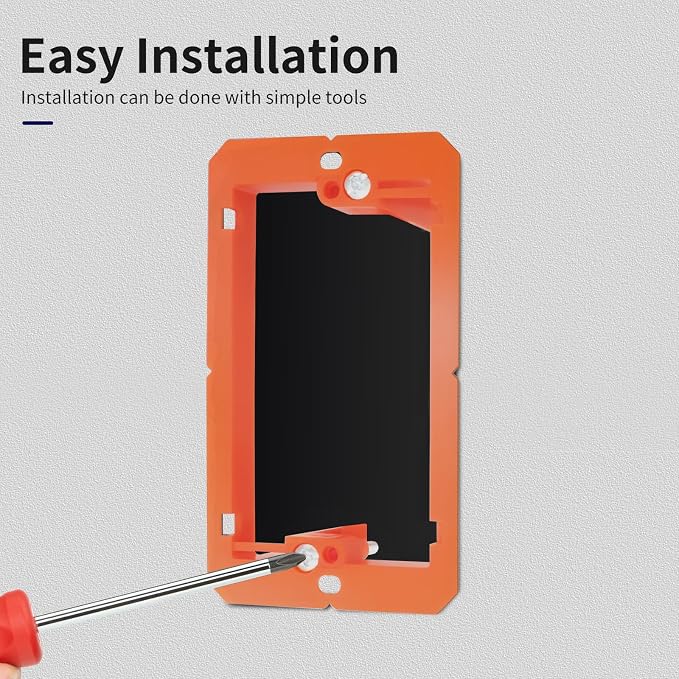 Mounting Brackets for Low Voltage Wall Plate, 5 Packs | Open Back Low Voltage - Image 3
