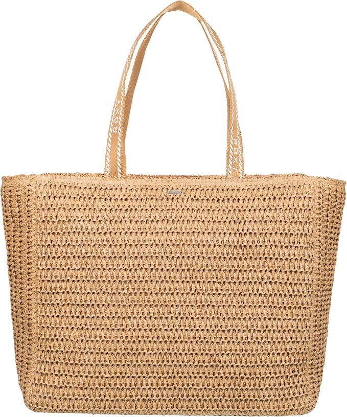 Roxy Women's Beach Tote Bag | Travel | Vacation | Straw | Lightweight | by Roxy