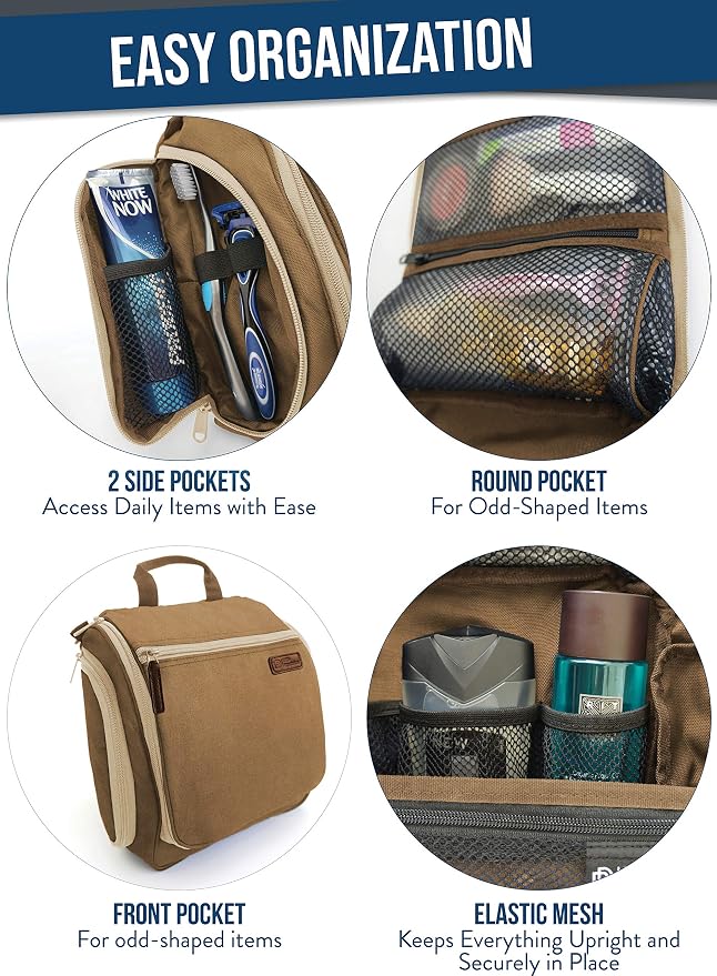 DD D&D Wanderlust D&D Hanging Travel Toiletry Bag - Image 4