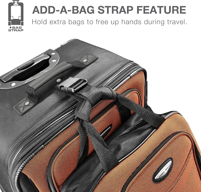 Travel Select Amsterdam 25-Inch Softside Expandable Rolling Upright Luggage - Image 5