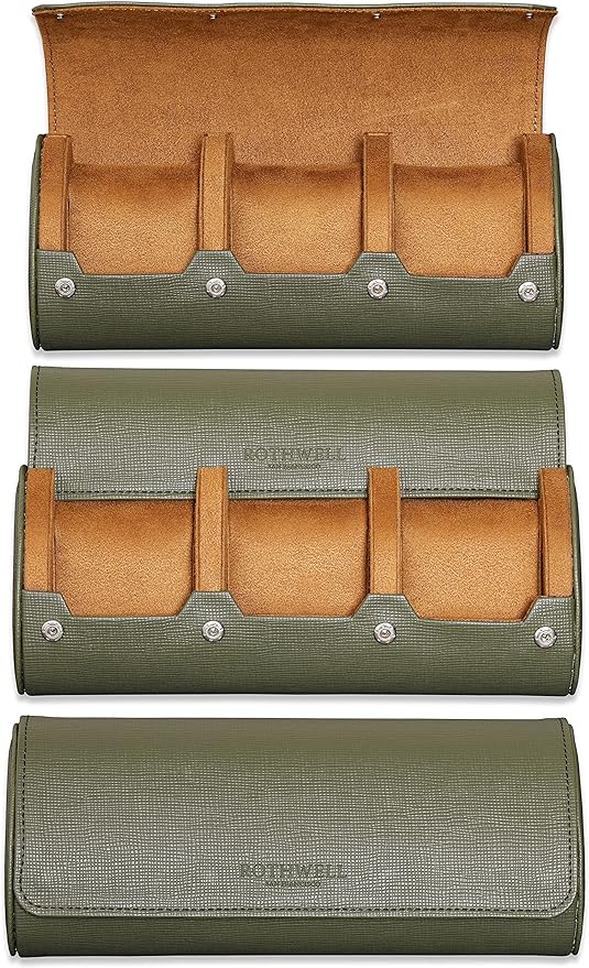 ROTHWELL Watch Roll Travel Case by RothwellSanFrancisco