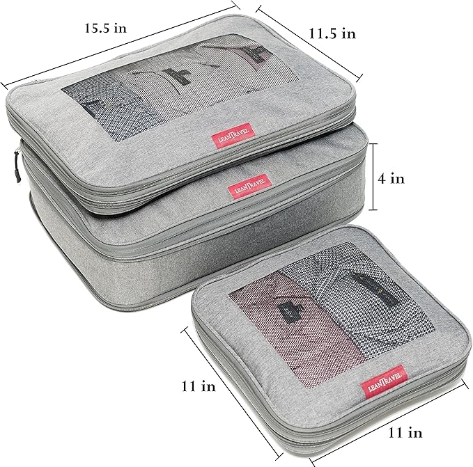 LeanTravel Compression Packing Cubes - Image 8